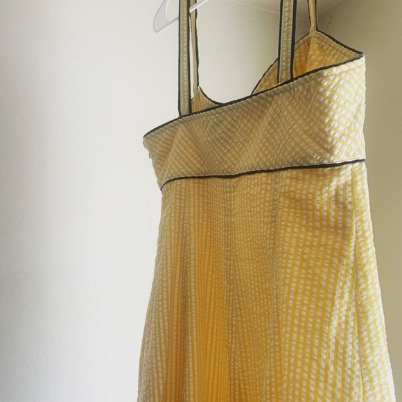 Anthropologie Sleeveless Viola Lemon Parfait Dress - Picture 2 of 3